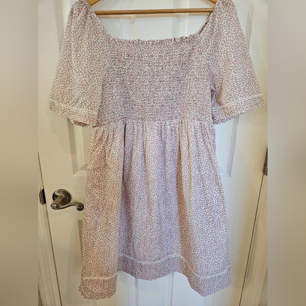 Floral Smocked Dress